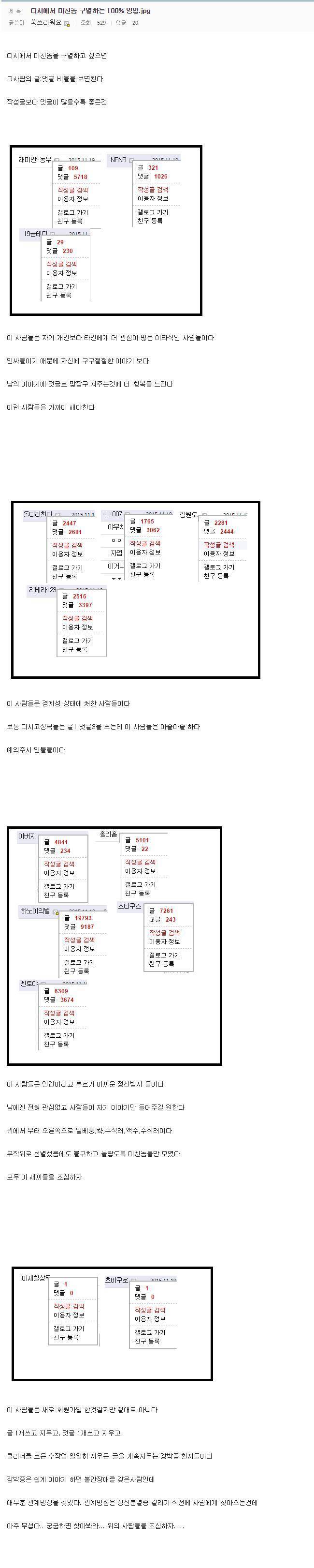 커뮤에서 미친놈 구별하는 100％ 방법 | 인스티즈