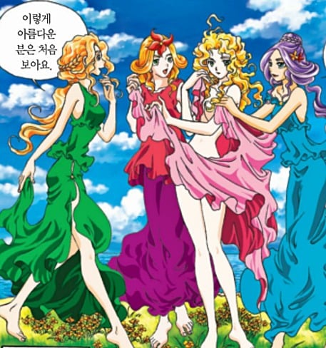 홍은영(구판 그로신만화) 작가가 디자인한 그리스신화 여신들 모음.jpg | 인스티즈