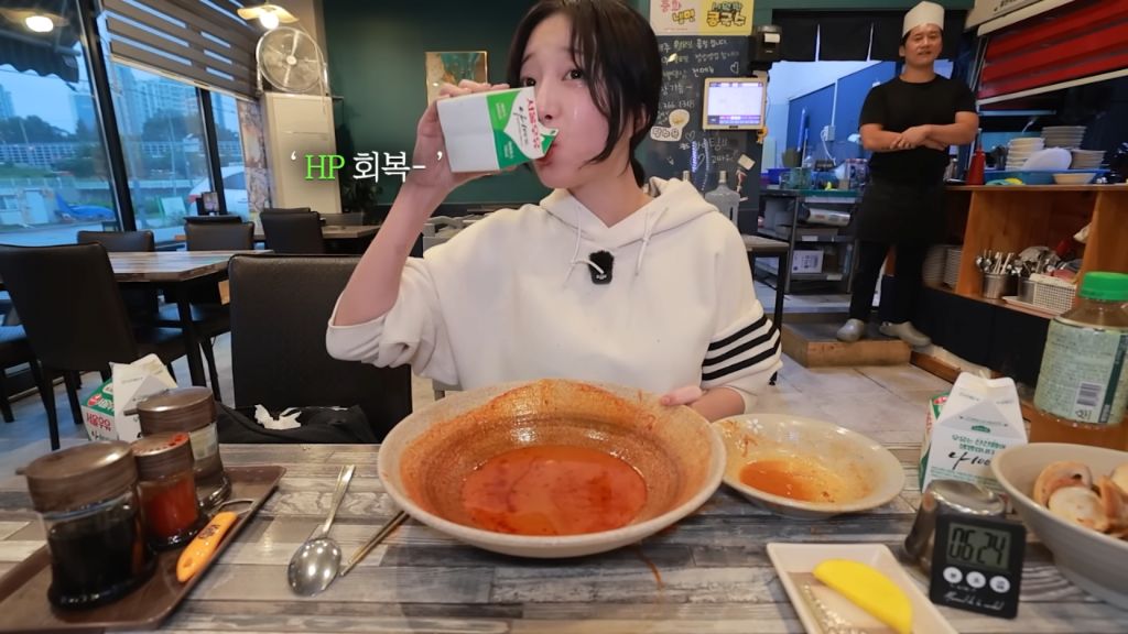 한 명도 성공 못한 매운짬뽕에 도전한 쯔양 | 인스티즈