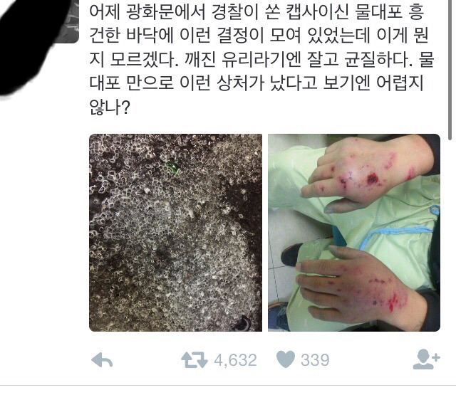 캡사이신 고체 결정을 녹이지도 않고 그냥 쏜 의경들 | 인스티즈