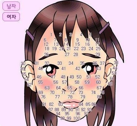 얼굴 점 관상 | 인스티즈