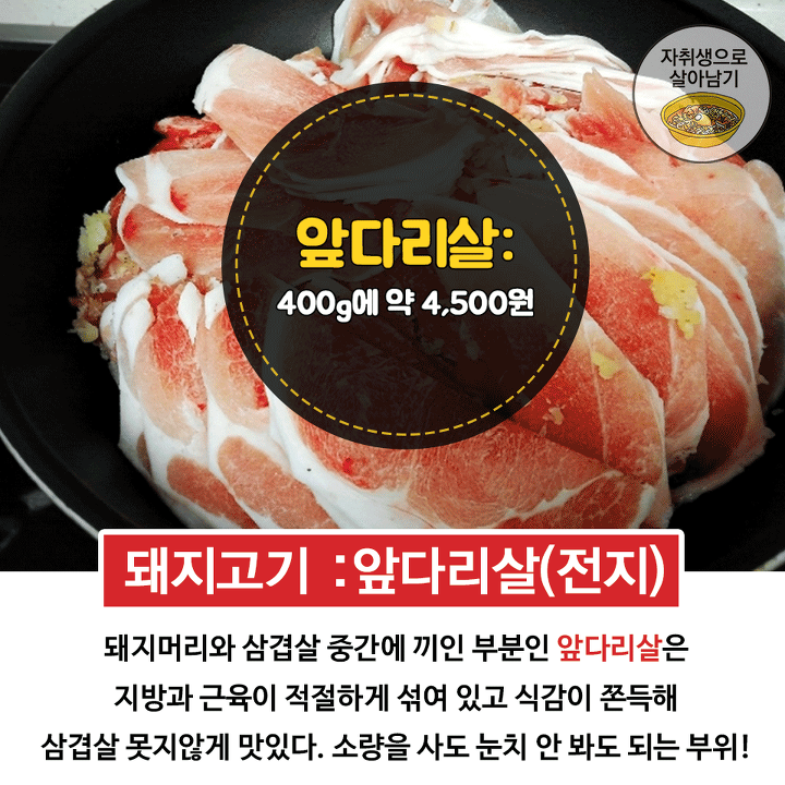 고기는 사랑입니다... 자취생 가성비 고기부위 | 인스티즈