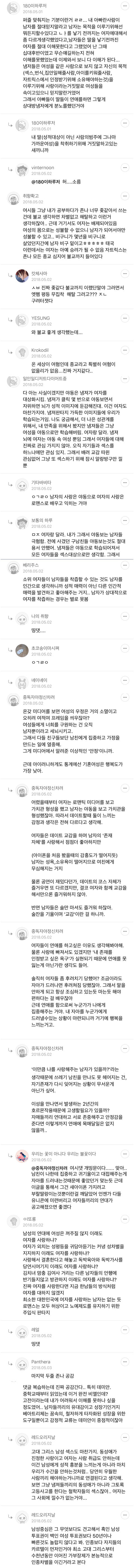 남자는 여자를 사랑하지 않는다. 남자는 남자만 사랑한다.twt 에 달린 띵댓 | 인스티즈