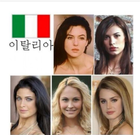 각 나라별 미인상.jpg | 인스티즈
