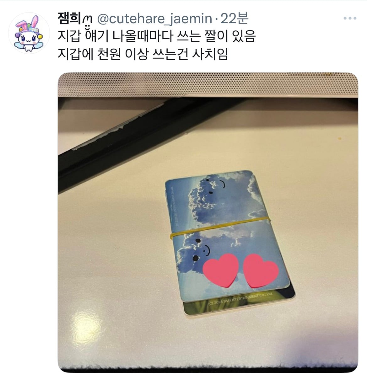 원래 사회초년생이 이런 지갑쓰고 어느정도 벌면 다이소지갑 씀.twt | 인스티즈
