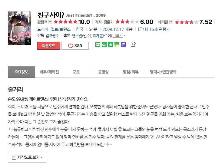 지금보면 초호화 캐스팅인 8년전 퀴어 독립영화.jpg | 인스티즈