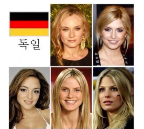 각 나라별 미인상.jpg | 인스티즈