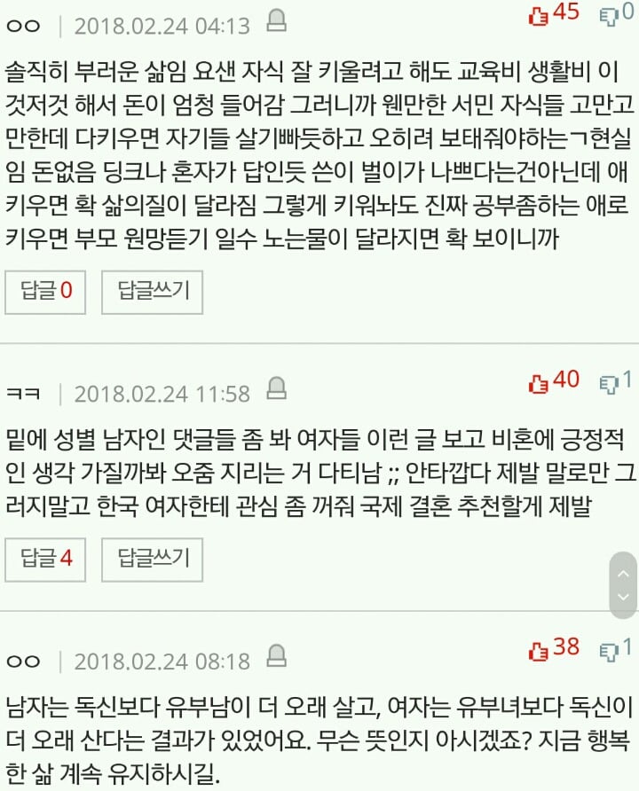 결혼 안한 40대 여자가 사는 삶입니다 | 인스티즈
