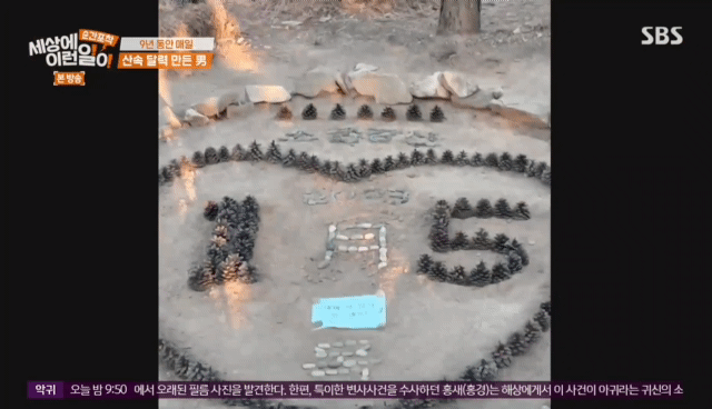 9년동안 매일 바뀌는 산속 의문의 달력.jpg | 인스티즈