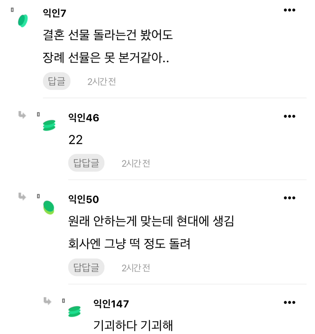 근데 장례식 와준 사람한테 답례를 해야해? | 인스티즈