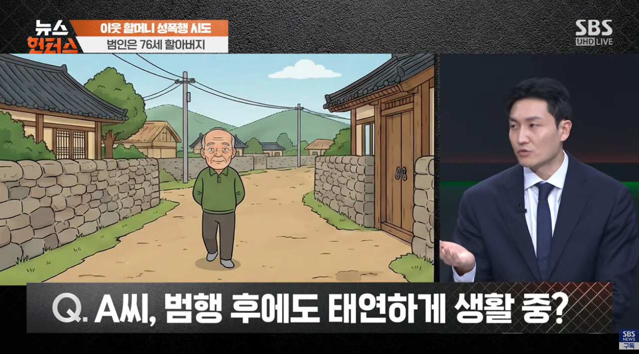 84세 이웃 할머니 성폭행 시도한 76세 할아버지 | 인스티즈