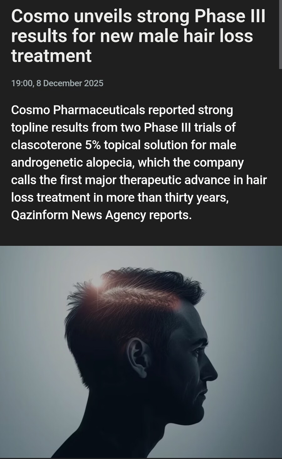 결국 3상 실험에 성공한 기적의 탈모약 | 인스티즈