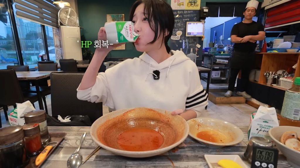 한 명도 성공 못한 매운짬뽕에 도전한 쯔양 | 인스티즈