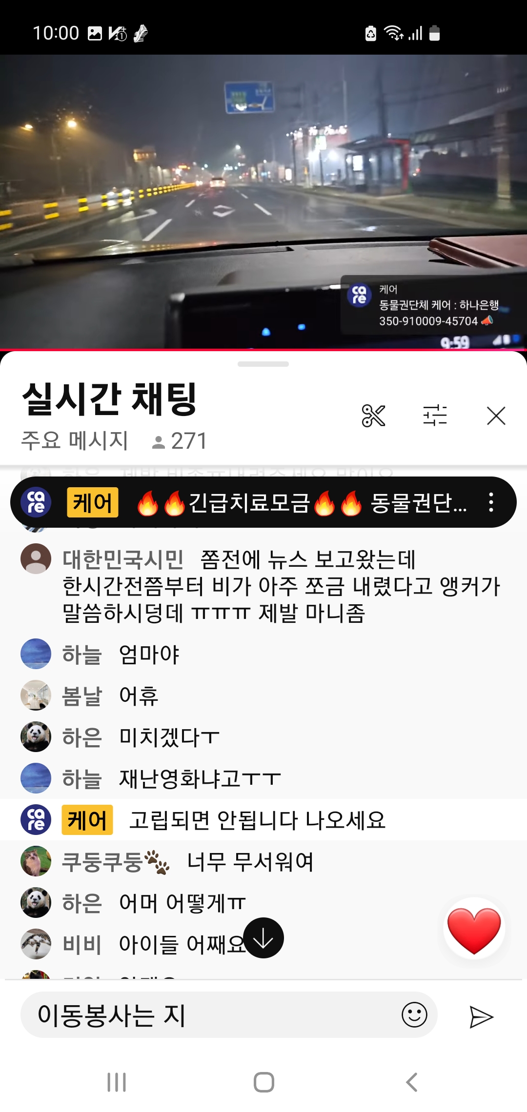 산불현장에서 강아지들 구조에 이리저리 다니고 있는 케어 | 인스티즈