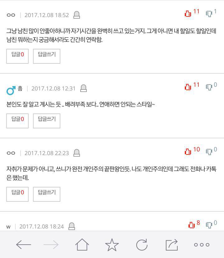 집에만 가면 연락 안되는 여친 | 인스티즈