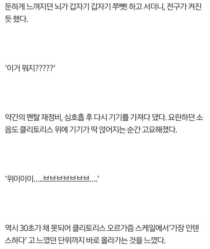 섹스토이 사용만 10년 째 한 사람의 우머나이저 후기.txt | 인스티즈