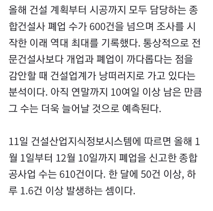 "매일 하나씩 망해요"...'사상 최대' 폐업중인 이 사업 | 인스티즈