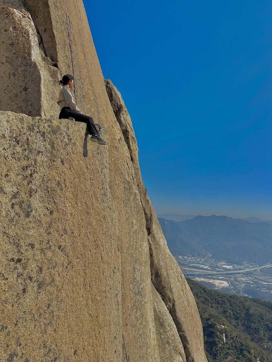 목숨걸고 올라가야하는 도봉산 타이타닉 바위 | 인스티즈