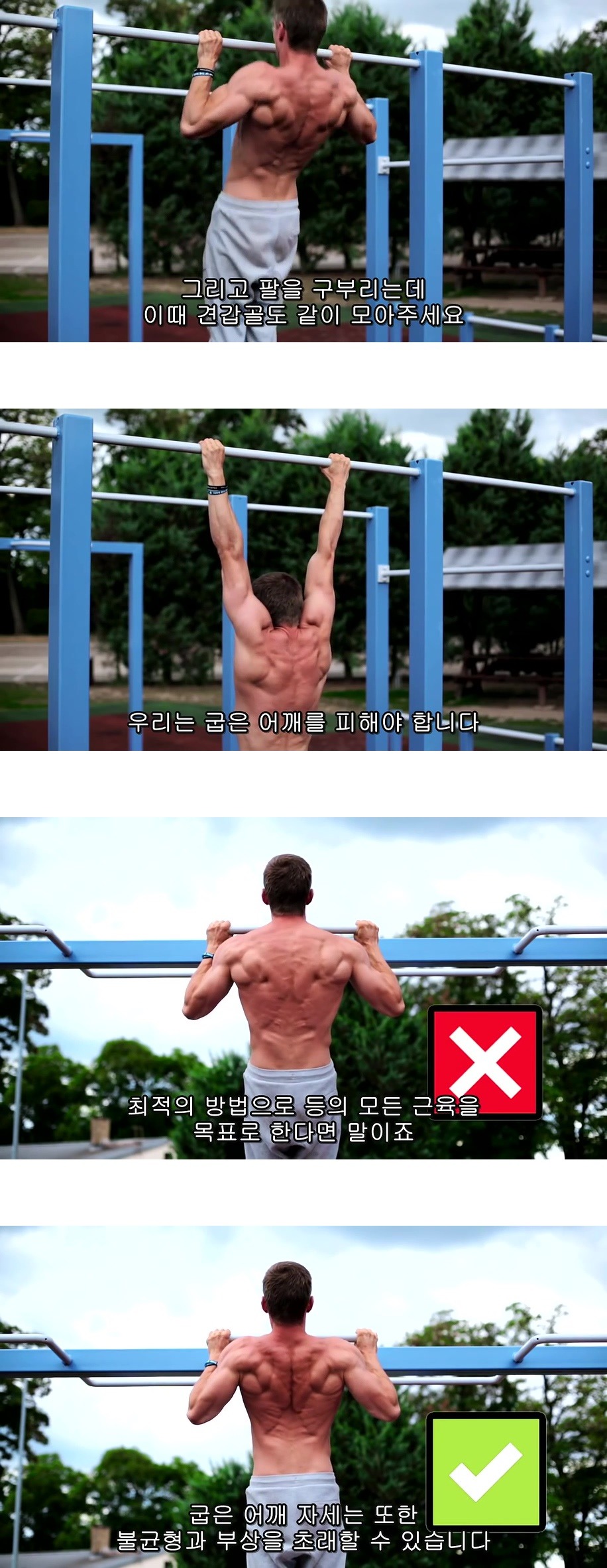 퍼펙트 풀업 (정자세 턱걸이) 하는법.jpg,gif | 인스티즈