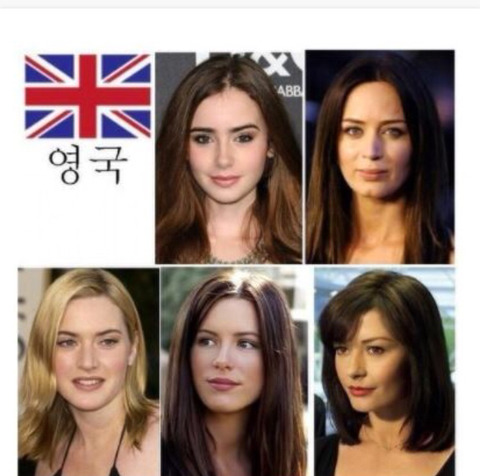 각 나라별 미인상.jpg | 인스티즈