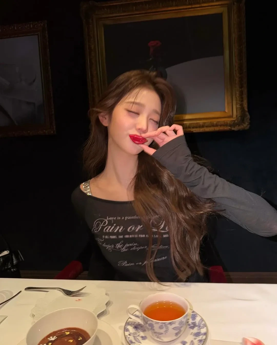 손종원 셰프 식당에 방문한 아이브 장원영 | 인스티즈