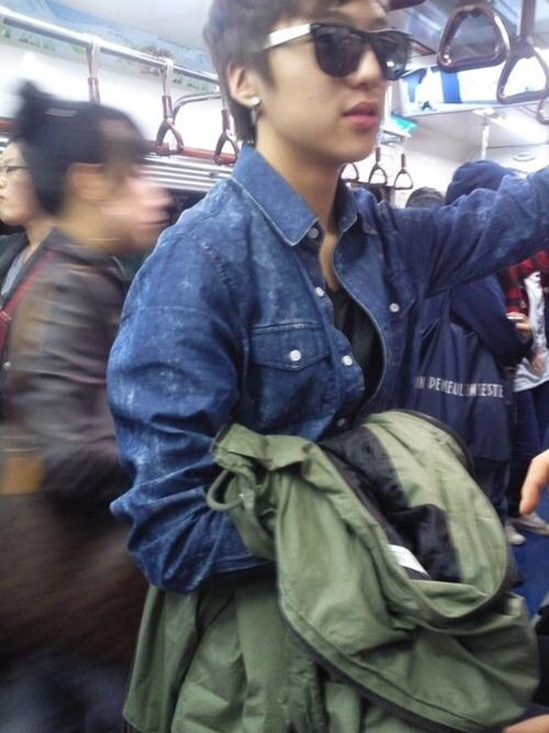 지하철에서 만난 연예인들.jpg | 인스티즈