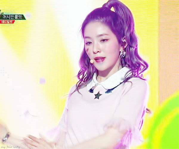 보라보라한 보라색머리 아이린.jpgif | 인스티즈