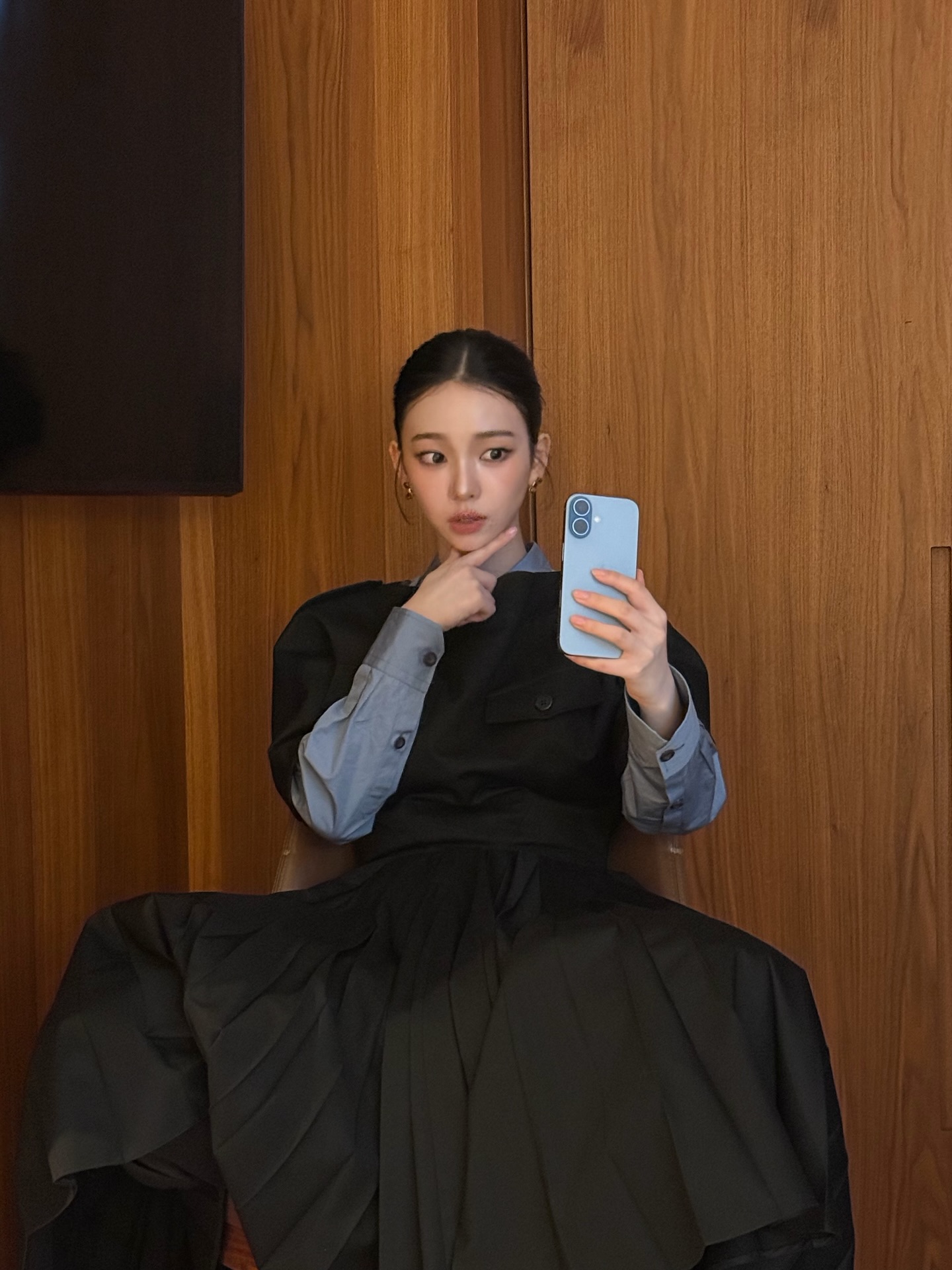 올빽머리 프라다 풀착장한 카리나 인스타 .jpg | 인스티즈