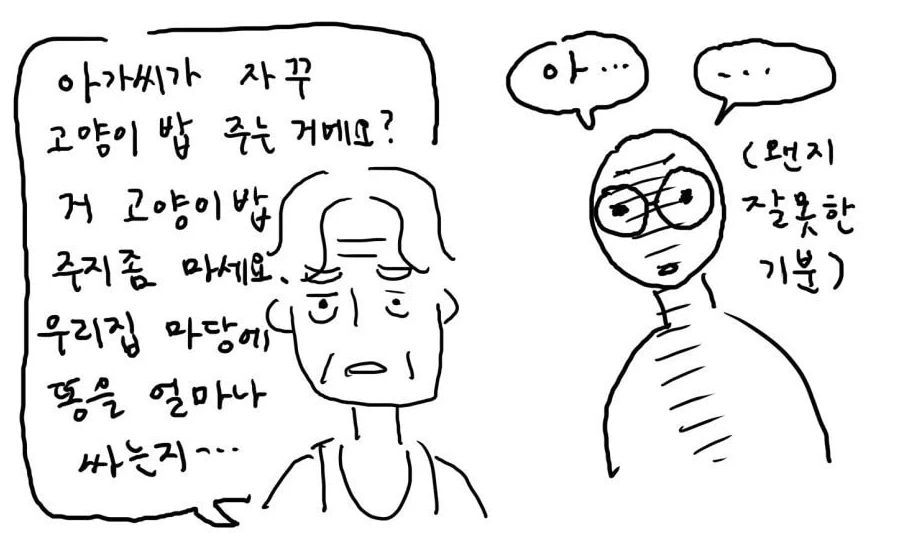 캣맘, 캣대디가 길고양이 먹이 주고 나면 생기는 일.jpg | 인스티즈
