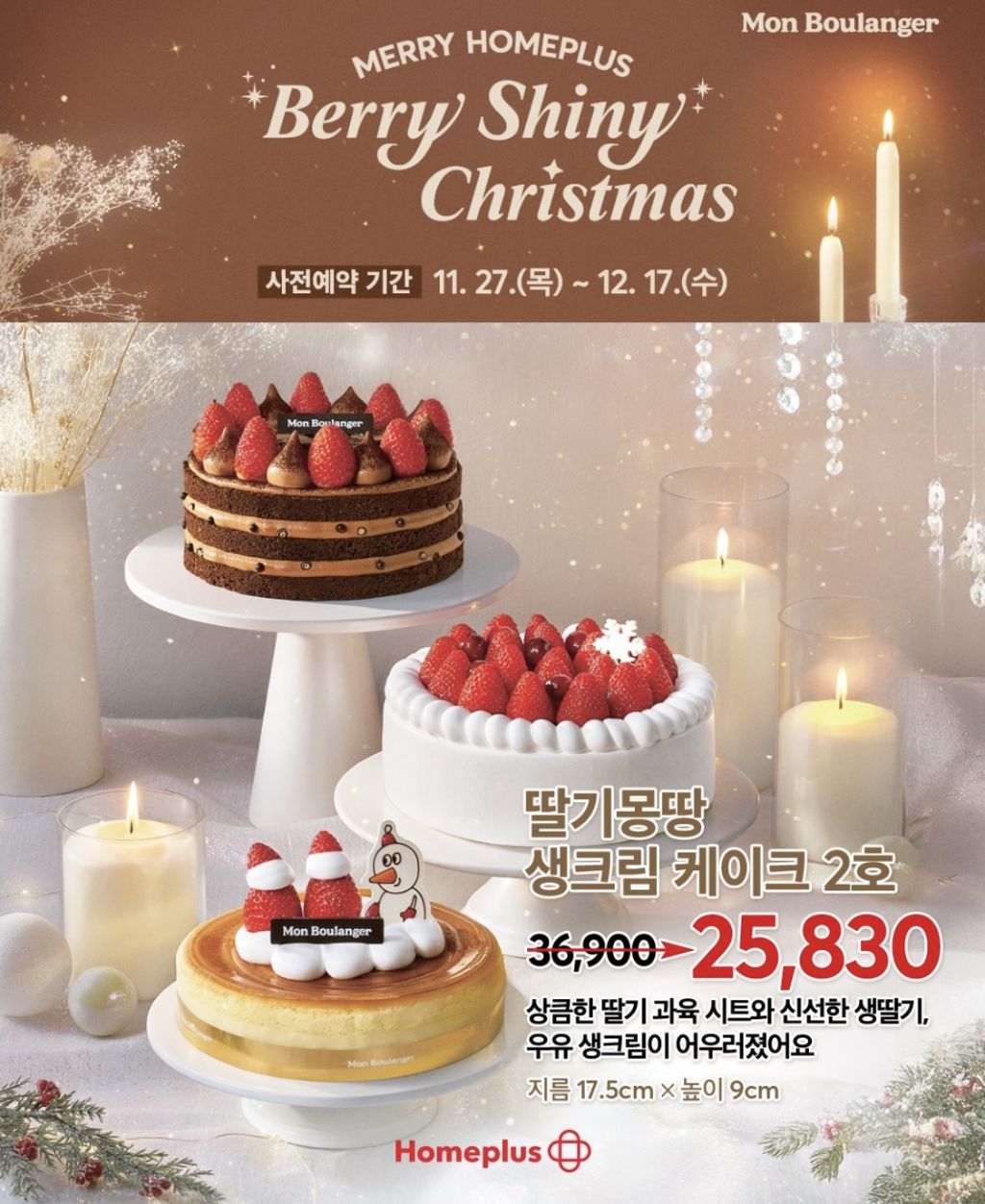 올해도 (무사히) 나온 가성비 홈플러스 크리스마스 케이크 라인업 | 인스티즈