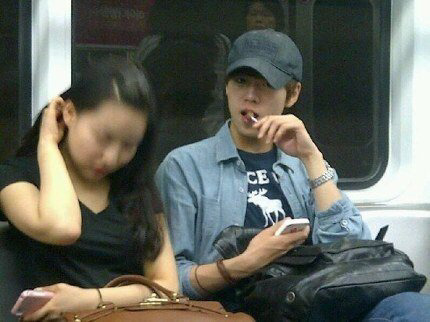 지하철에서 만난 연예인들.jpg | 인스티즈