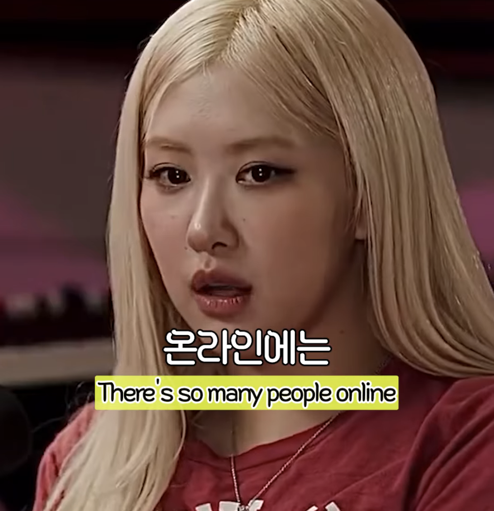 로제가 헤메코 지적 댓글을 싫어하는 이유 | 인스티즈