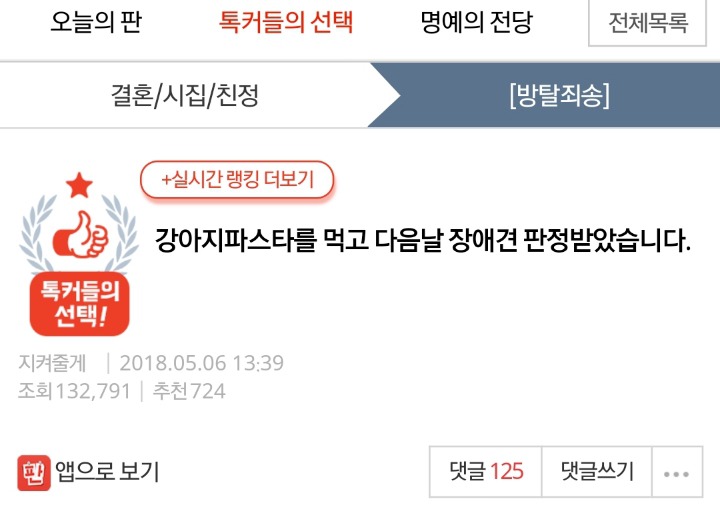 강아지파스타를 먹고 다음날 장애견 판정받았습니다 | 인스티즈