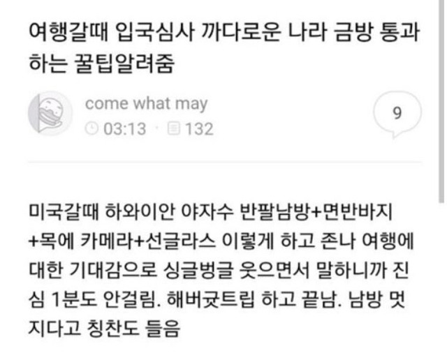 여행갈때 입국심사 까다로운 나라 금방 통과하는 꿀팁 | 인스티즈