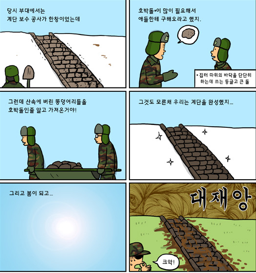 군대 GP 푸세식 화장실의 똥탑 | 인스티즈