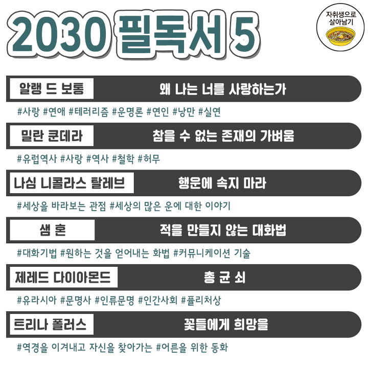 2030 필독서모음 jpg | 인스티즈
