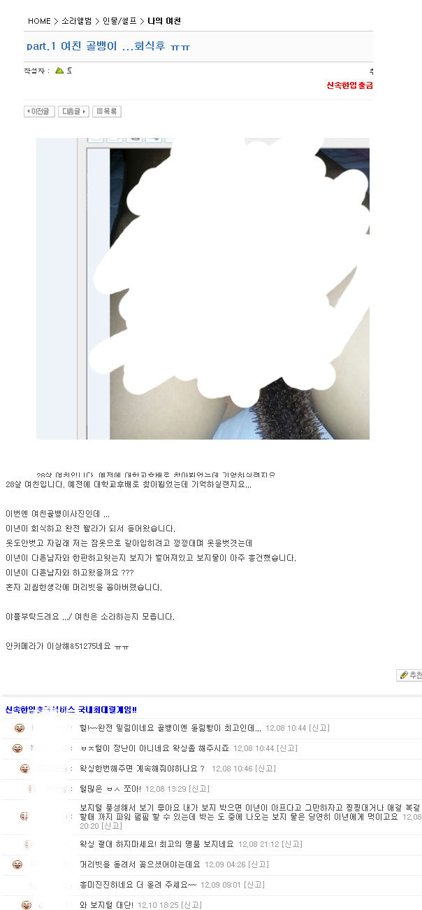 게시물 당 평균 조회수 20만에 육박하는 소라넷의 게시물 (혐오주의) | 인스티즈