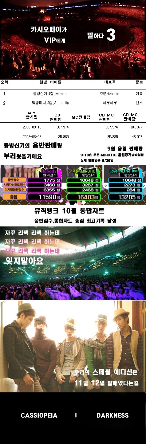 카시오페아가 VIP에게 말.하.다. +추가 | 인스티즈