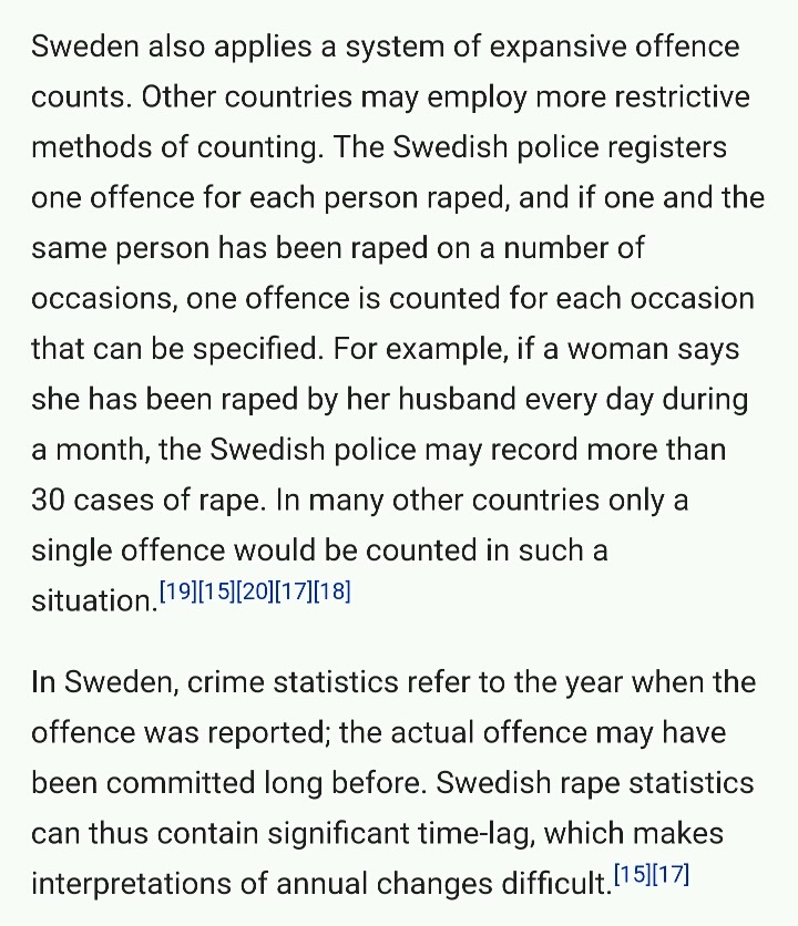 스웨덴의 성범죄율이 높은 이유 | 인스티즈