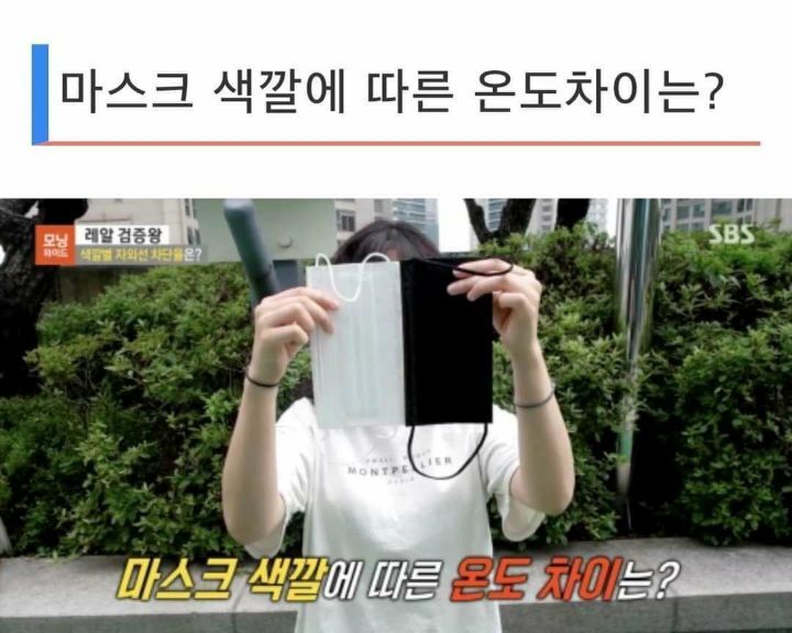 여름에 검은 마스크 쓰면 안되는 이유 | 인스티즈