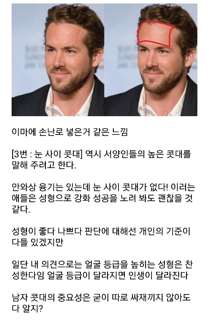 잘생긴 남자의 필요조건 '안와상융기' | 인스티즈