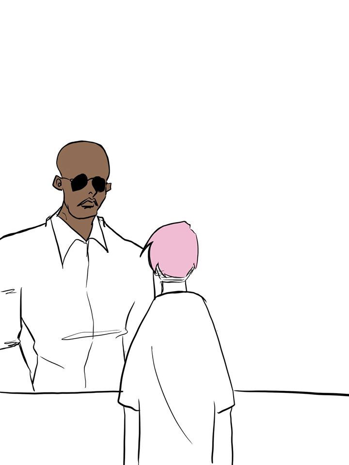 [바나나툰] 룸메가 홍대 카페에서 외국인 손님 상대한 이야기.jpg | 인스티즈