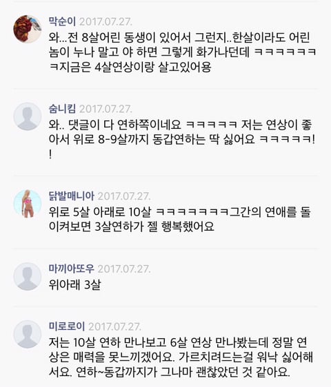 남초에서 알아보는 남녀커플 나이차이 (feat 딱 좋습니다) | 인스티즈
