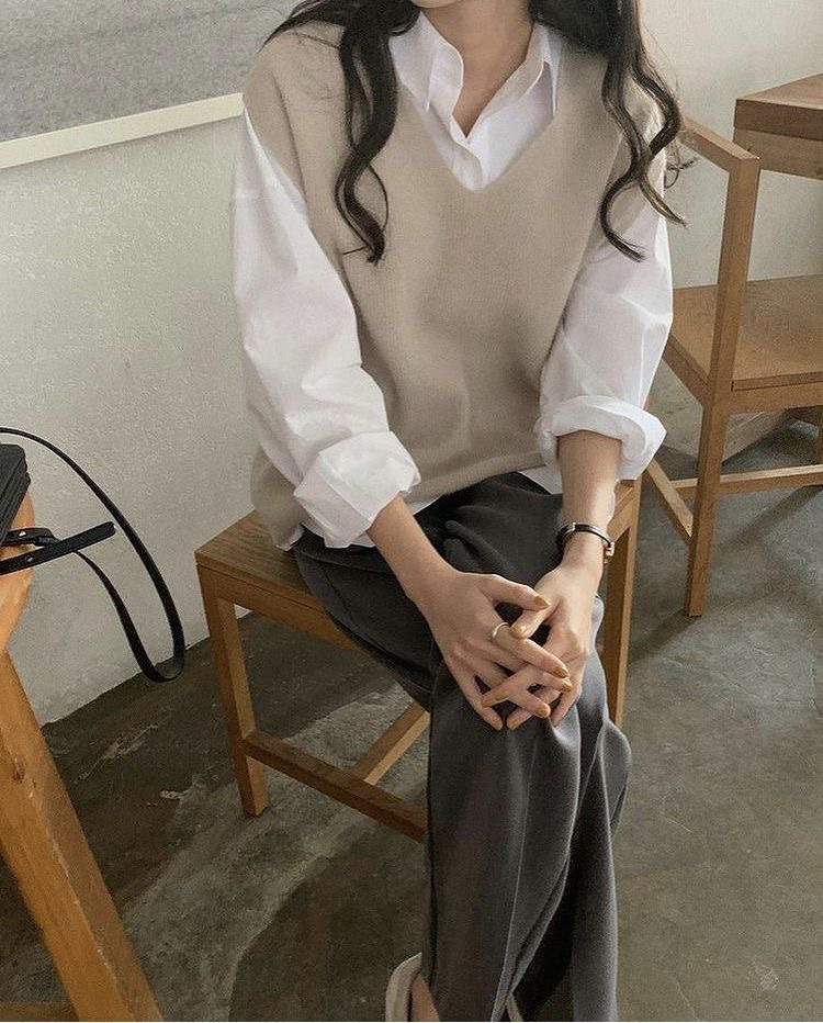 봄가을엔 셔츠&니트조합 최고🧶👔 | 인스티즈