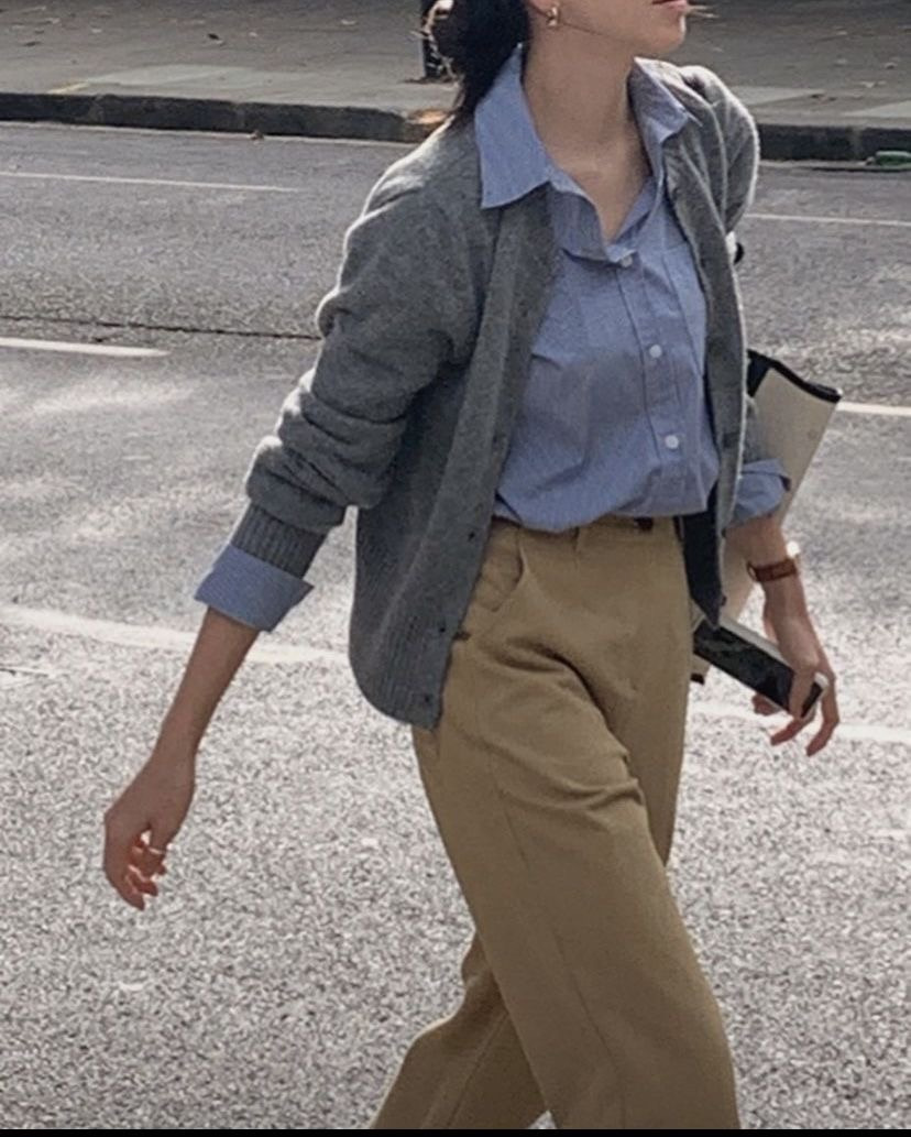 봄가을엔 셔츠&니트조합 최고🧶👔 | 인스티즈