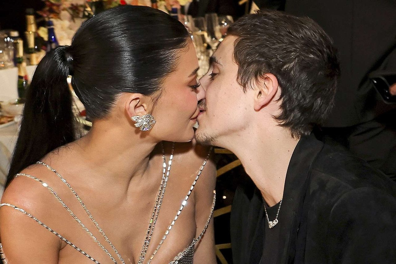 오늘자 골든글로브 티모시 샬라메 & 카일리 제너 | 인스티즈