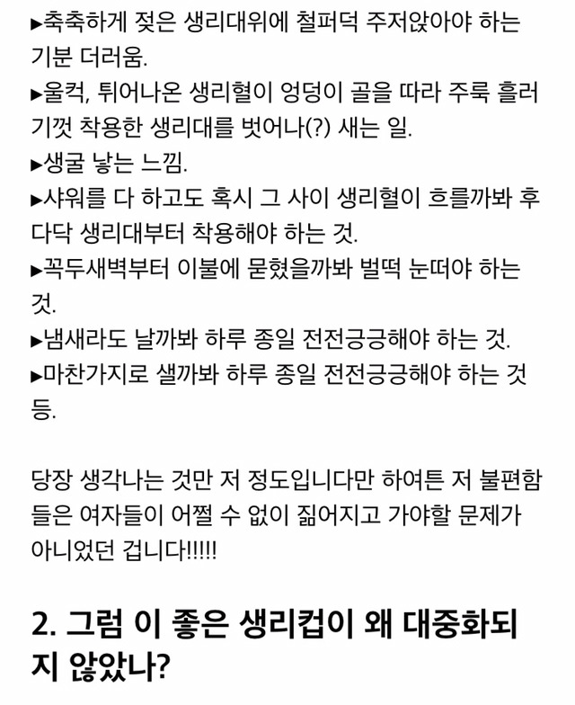 생리컵 노골적인 사용후기 | 인스티즈