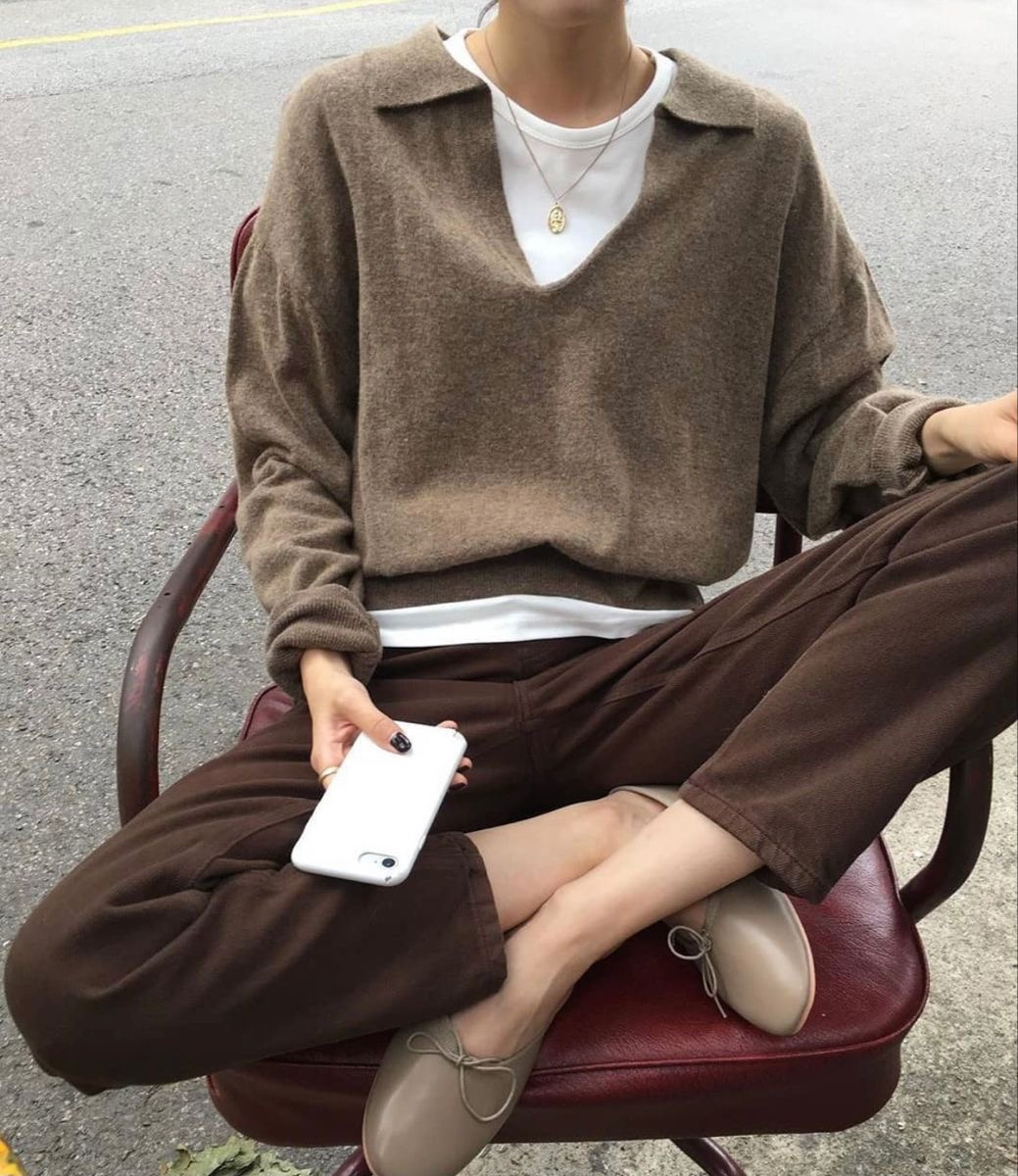 가을엔 브라운🍂🍁🥮 브라운 가을 코디 모음 (70장) | 인스티즈