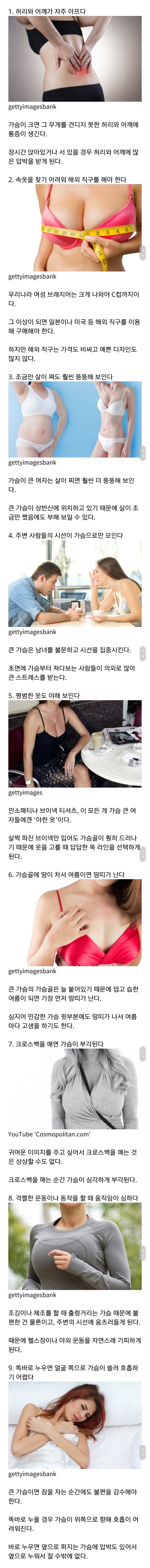 가슴이 크면 안좋은 점.gif | 인스티즈