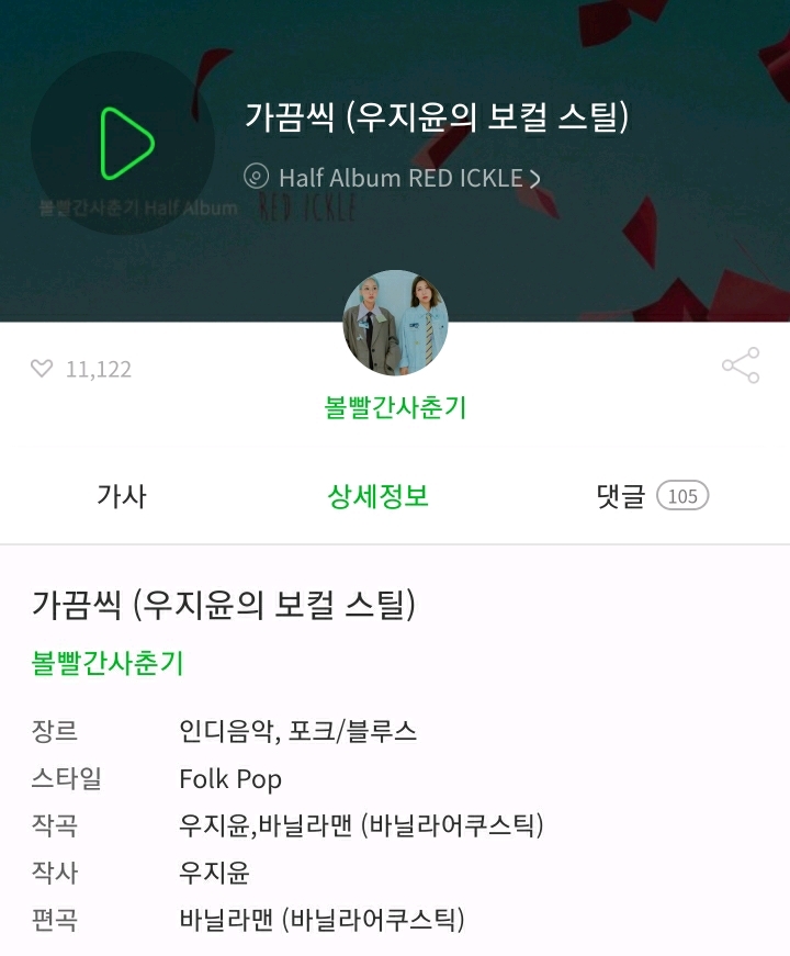 볼빨간 사춘기 우지윤이 작사, 작곡에 참여한 곡들.jpg | 인스티즈